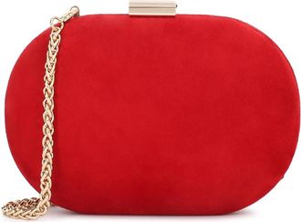 Kazar Avond Clutch - Dames - Clutches - Rood - ONE Size - Leer - Tassen