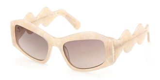 GCDS GD0023 25F Mens Sunglasses White Size 54