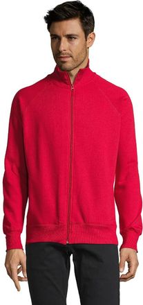SOLS Heren Sundae jas met rits (Rood)
