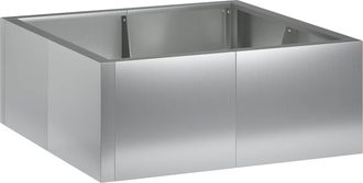 vidaXL Muro De Contenci&oacute;n 4 Uds. 100 X 100 X 30 Cm Acero Galvanizado Vidaxl