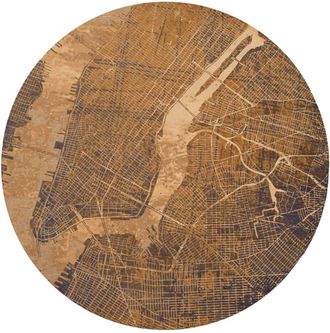 Louis De Poortere Alfombra de poliéster oro, 240x240 cm