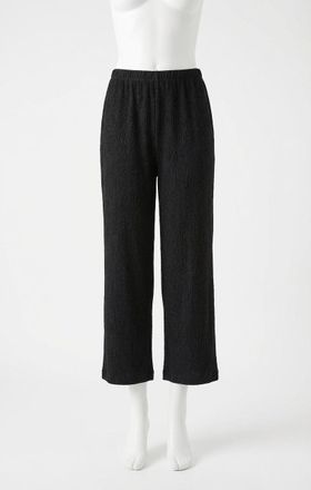 Z Supply Cosmic Crinkle Knit Pant In Black