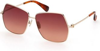 Max Mara MM0035-H 30F Womens Sunglasses Gold Size 61