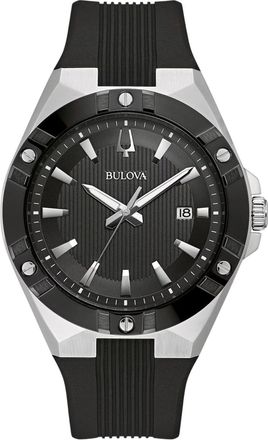 Bulova Mens Classic Black Dial Watch