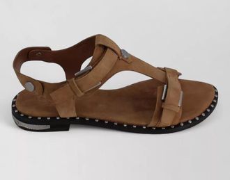 Ash leather sandals