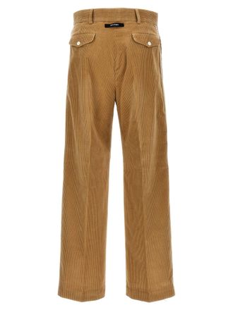 Palm Angels Corduroy Side-Stripe Trousers - Camel