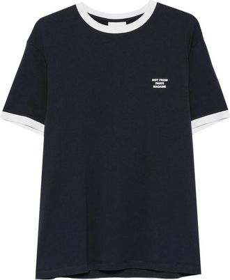 Dr&ocirc;le de Monsieur Logo-print T-shirt