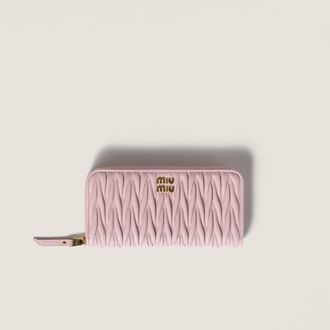 Miu Miu Large matelassé nappa leather wallet