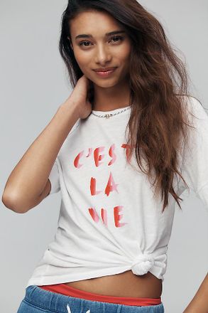 Sundry Cest La Vie Short-Sleeve Tee
