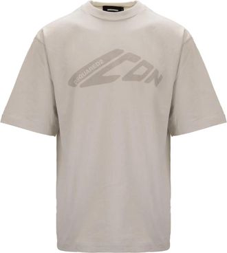 Dsquared2 Icon T-shirt - Heren - T-shirts - Grijs - L - Katoen - Tops