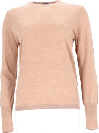 Aspesi Classic Crew Neck Sweater In Fine Knit Virgin Wool
