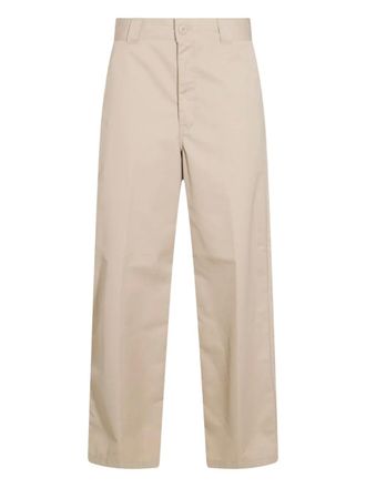 Carhartt Work in Progress W Craft button-fastening trousers - women - Cotton - 28 - Neutrals