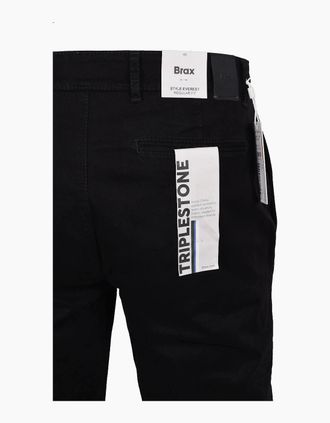 Brax Mens Brax Everest Cotton Chino Black - Size: 40