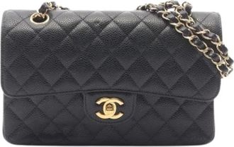 Chanel Pre-owned Vintage Schoudertas - Dames - Vintage Schoudertas - Zwart - ONE Size - Leer - Vintage