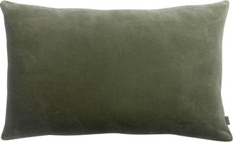 Vivaraise Cojín in algodón verde verbena 40x65 cm