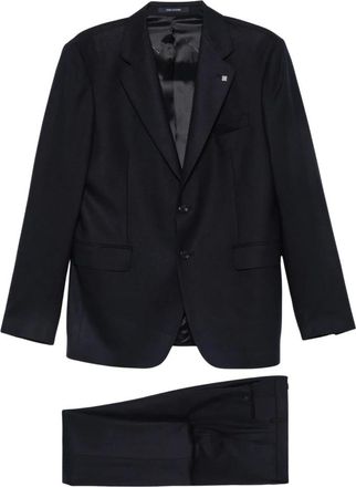 Tagliatore Kostuums, Heren, Blauw, L, Enkelrijelig pak