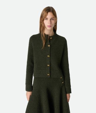 Bottega Veneta Cardigan In Lana Boucl&eacute; - Bottega Veneta
