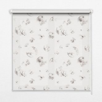 Tulup Tenda A Rullo Interna Per Finestra - Tenda Filtrante Luce - Tenda Privacy - Tenda Decorativa Rettangolare - Rullo Per Interni - (100 Cm X 140 Cm) - Pi