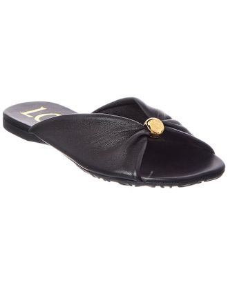 Loewe Pebble Soft Leather Slide