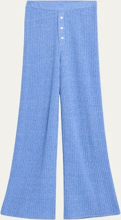 Guest In Residence Ribbed Everywear Cashmere Pants