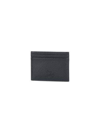 Christian Louboutin Womens Wallets Black Calf Leather