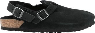 Birkenstock Closed-Toe Black Sandals With Adjustable Strap