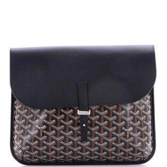 Goyard Coursier Messenger Bag Coated Canvas and Leather