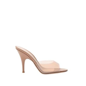 Gianvito Rossi Heeled Mules, female, Beige, Size: 6 1/2 US Shoes Sandal