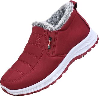 Generic Winter Trainers, Womens Lined Winter Shoes, Warm Fleece Running Shoes, Womens Trainers, Slip On Walking Shoes, Outdoor Running, Tennis Sports Shoes, C