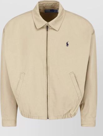 Polo Ralph Lauren casual coat buttoned collar elasticated hem pockets
