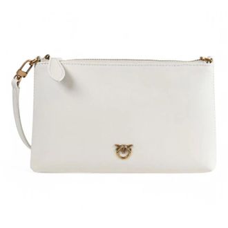 Pinko Pinko, Dames, Tassen, Wit, Maat: ONE Size Katoen