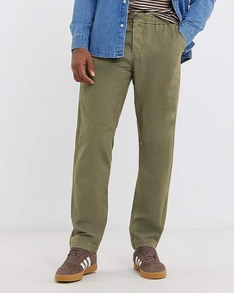 Jacamo Fully Elasticated Straight Fit Chino