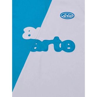 Arte Colorblock Design T-Shirt - Blue