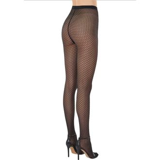 Wolford Shimmer Effect Tights in Black/Silver at Nordstrom, Size Large