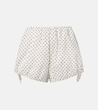 Poss&eacute; Rosie polka-dot shorts