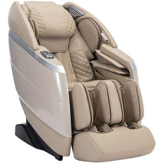 Vente-Unique Vente-unique - Poltrona massaggiante Controllo vocale Sistema zero gravity in Similpelle Beige - ulap