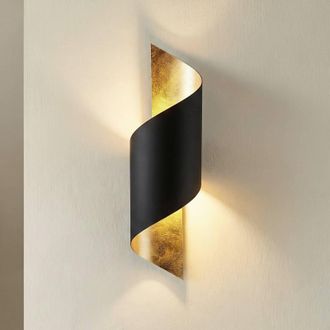 Lindby L&aacute;mpara De Pared vanni En Negro Metal - Lindby