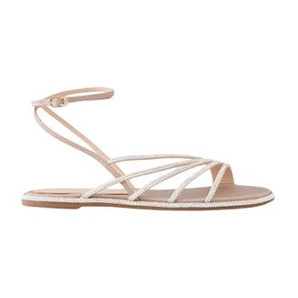 Le Silla Flat Sandals, female, Beige, Size: 11 US Scarlet Sandals