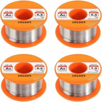 OEM Alambre De Soldadura, 4 Piezas De Alambre De Soldadura Con Resina, Alambre De Soldadura Con N&uacute;cleo De Resina, Alambre De Soldadura Con Fundente, Carre