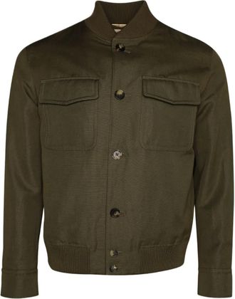 Loro Piana Kiku cotton shirt jacket - Green