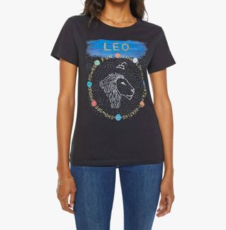 Unfortunate Portrait Leo Womens T-Shirt In Black