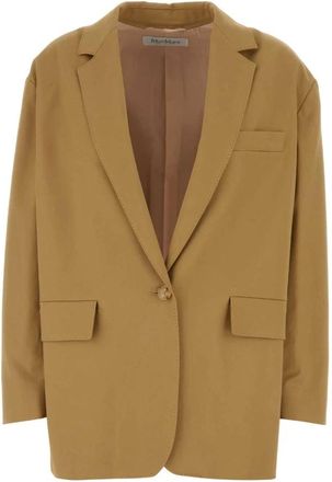 Max Mara Dames, Jassen, Bruin, Maat: 2XS Leer
