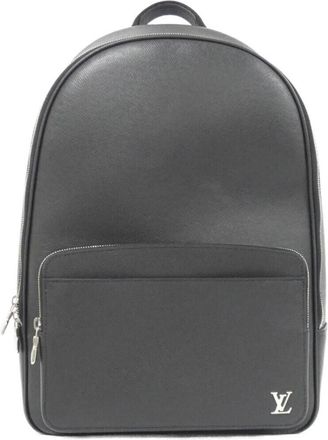 Louis Vuitton Black Leather Backpack (Pre-Owned)
