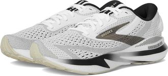 Brooks Adrenaline GTS 24 Womens Running Shoes White/Black/Pelican : 10.5 B - Medium, Rubber