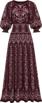 Farm Rio Liz Maxi Jurk - Dames - Kleedjes - Rood - S - Kleedjes