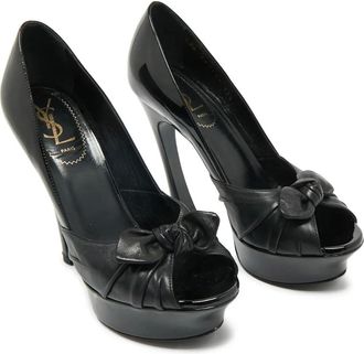 Saint Laurent Pumps Palais B con plateau - Nero