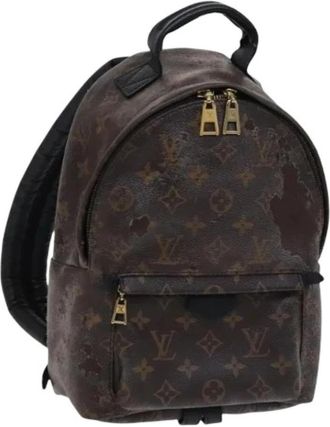 Louis Vuitton Pre-owned M41560 Rugzak - Dames - Vintage Rugzakken - Bruin - ONE Size - Leer - Vintage