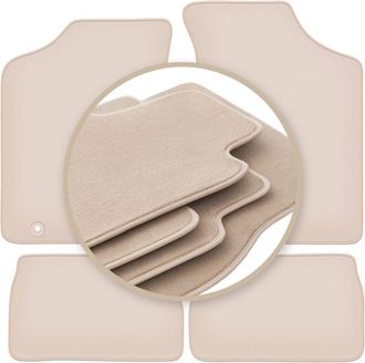 OEM Alfombrillas Premium Beige Para: Peugeot 106 Hatchback 1991-2003