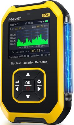 OEM Detector De Radiaci&oacute;n Nuclear Tipo Geiger - Dos&iacute;metro De Radiaci&oacute;n Fnirsi Con Pantalla Lcd, Monitor Port&aacute;til Recargable De Radiaci&oacute;n X, Beta Y Gamma, 