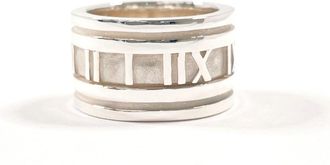 Tiffany & Co. Atlas Silver Silver 925 Band Ring (Pre-Owned)